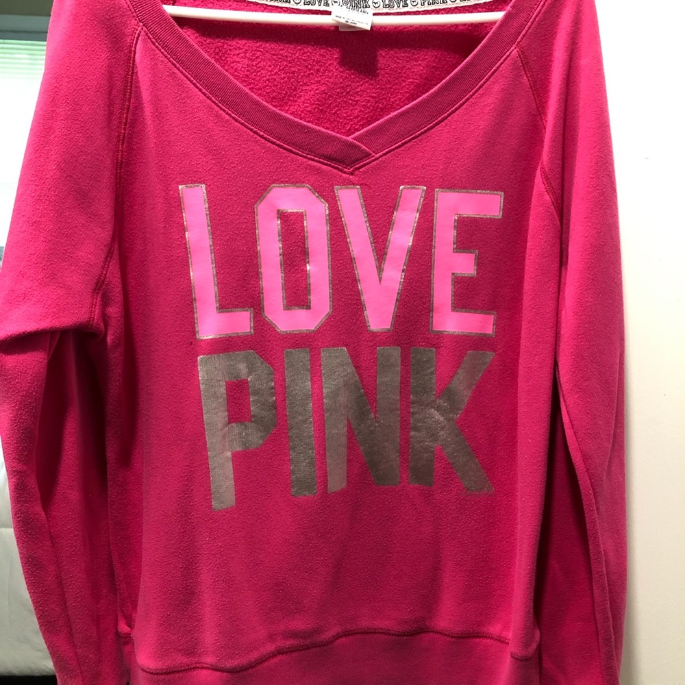 Pink oversized sweater